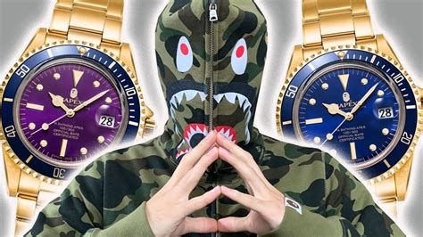 That's Just A Fake Rolex Unboxing Bape's New BAPEX